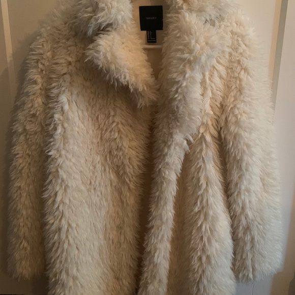 Off white teddy coat - Picture 4 of 4